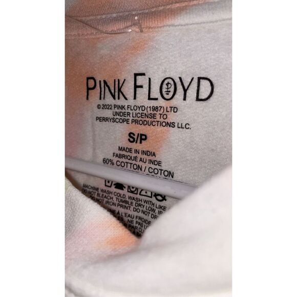 NWT Tie Dye Pink Floyd Crewneck Size Small** COMFY!! BRIGHT!! - Picture 3 of 3